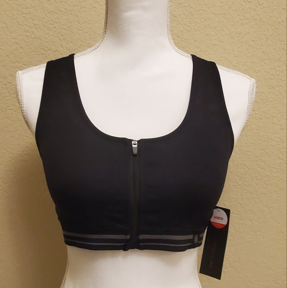 Bally's Total Fitness Seamless Sports Bra NWT